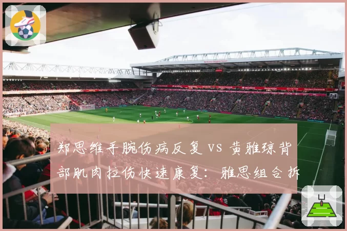 郑思维手腕伤病反复 vs 黄雅琼背部肌肉拉伤快速康复:雅思组合拆对危机暂时解除